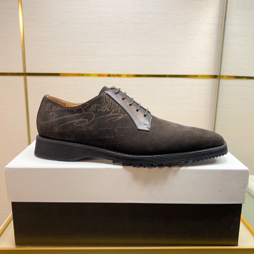 Berluti Men's Leather Dress Shoes - Modern Design, Unique Patina Finish 1 Berluti Men's Leather Dress Shoes - Modern Design, Unique Patina Finish