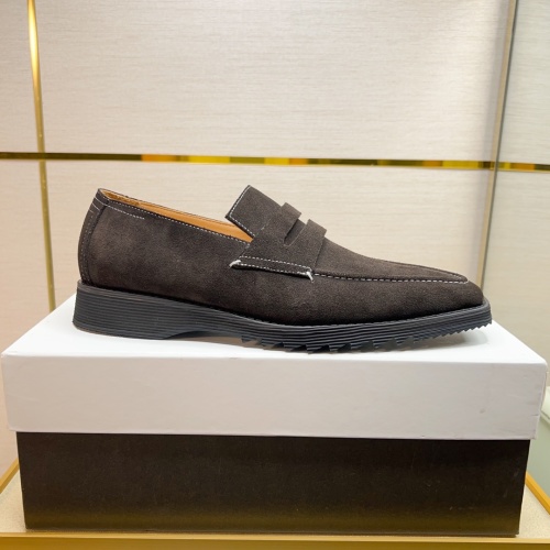 Berluti Men's Brown Suede Leather Penny Loafers, Sizes 39-44 1 Berluti Men's Brown Suede Leather Penny Loafers, Sizes 39-44