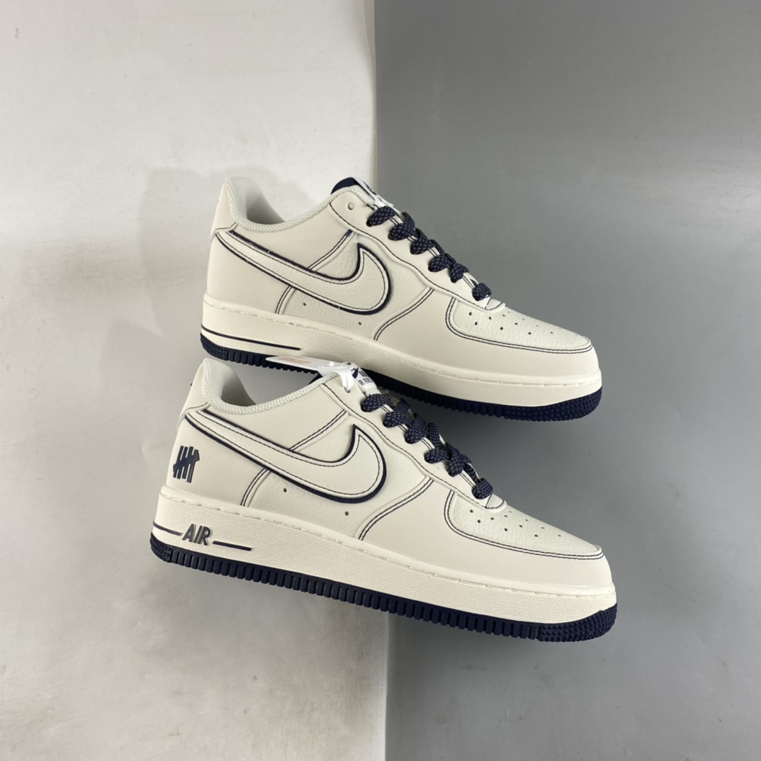 P240 Undefeated x Nike Air Force 1'07 Low 米深蓝板鞋 UN3699-033