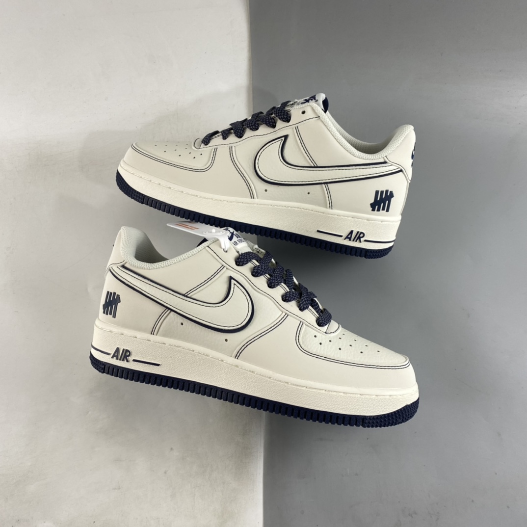 P240 Undefeated x Nike Air Force 1'07 Low 米深蓝板鞋 UN3699-033