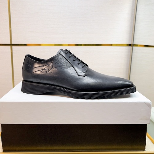 Berluti Men's Black Leather Oxford Dress Shoes - Stylish & Comfortable 1 Berluti Men's Black Leather Oxford Dress Shoes - Stylish & Comfortable