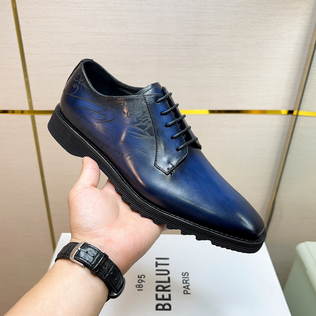 480BerlutiBerluti Zapatos de piel para hombreEste zapato excepcionalmente moderno rompe el molde con