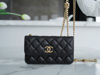 Chanel Mini Bags High Quality
 Black Fall/Winter Collection Vintage Chains