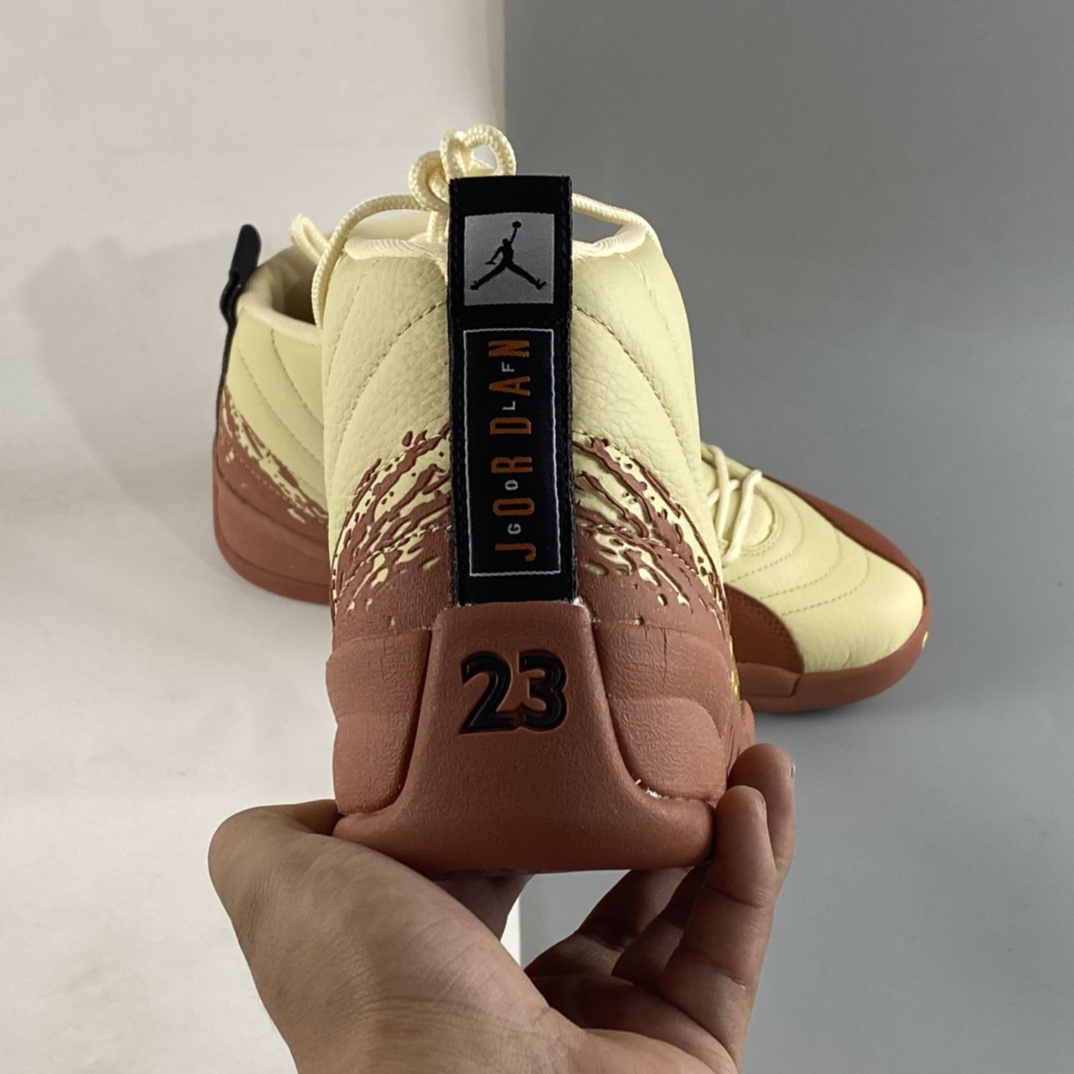 P500 Eastside Golf x Air Jordan 12 乔丹12代 高帮篮球鞋/米白棕 高尔夫 DV1758-108