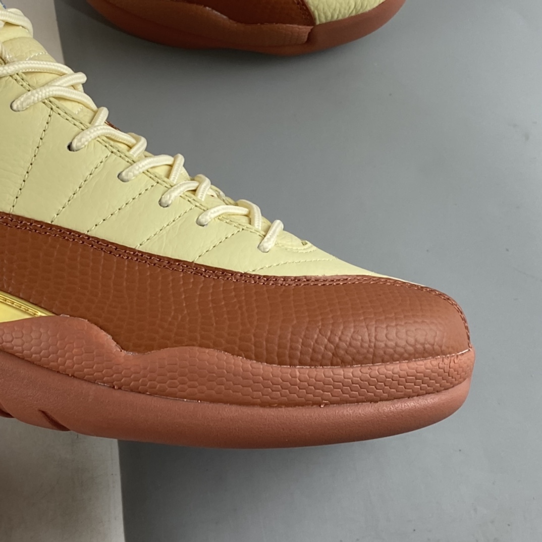 P500 Eastside Golf x Air Jordan 12 乔丹12代 高帮篮球鞋/米白棕 高尔夫 DV1758-108