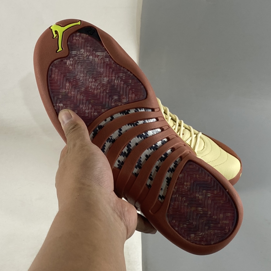P500 Eastside Golf x Air Jordan 12 乔丹12代 高帮篮球鞋/米白棕 高尔夫 DV1758-108