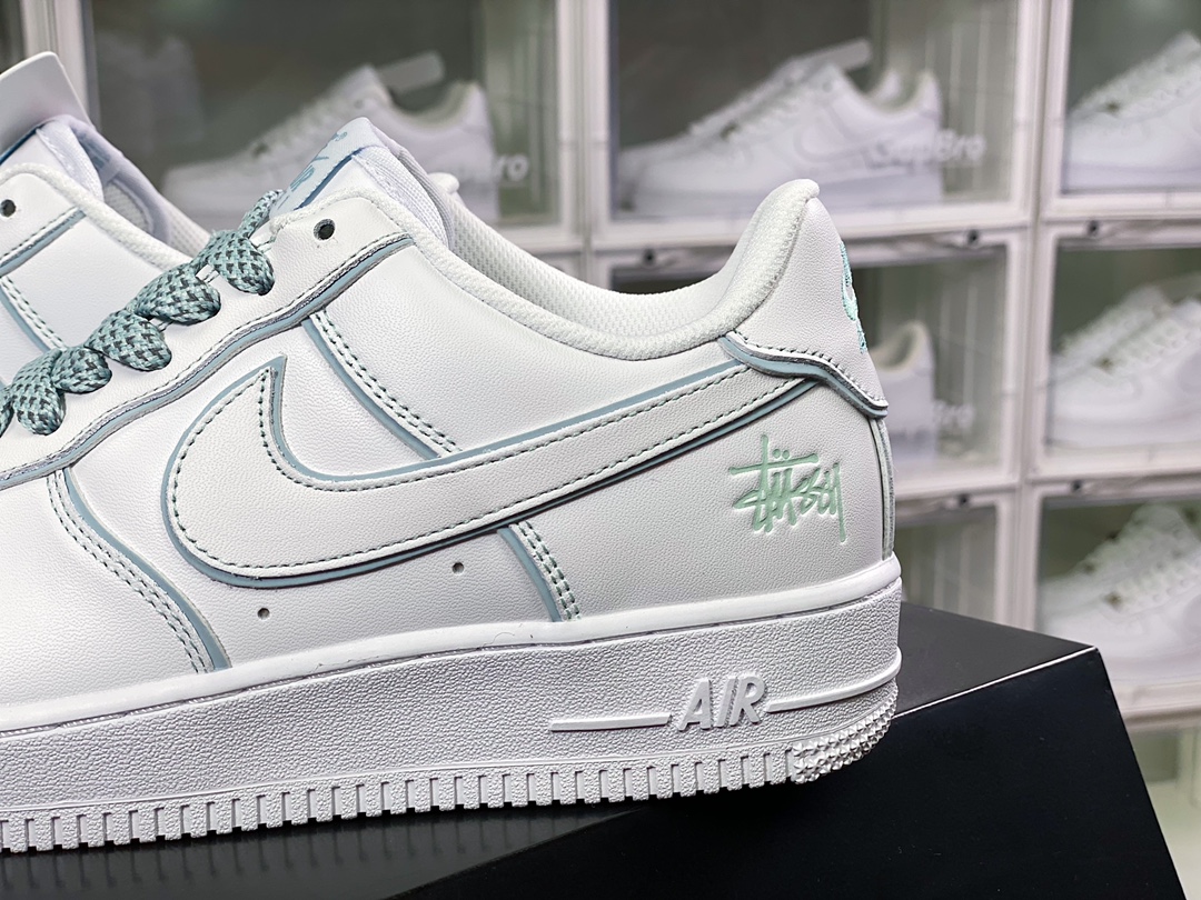Stussy x Air Force 1′07”White/Green Laser”DT0817-029-Top High Quatity Cheap Sneakers Fashion Clothing Clothes Bags handbags Shoes of all Brand wholesale With The best Quality And Beautiful Price from China Factory Chinese suppliers wholesaler seller Stussy x Air Force 1′07”White/Green Laser”DT0817-029
