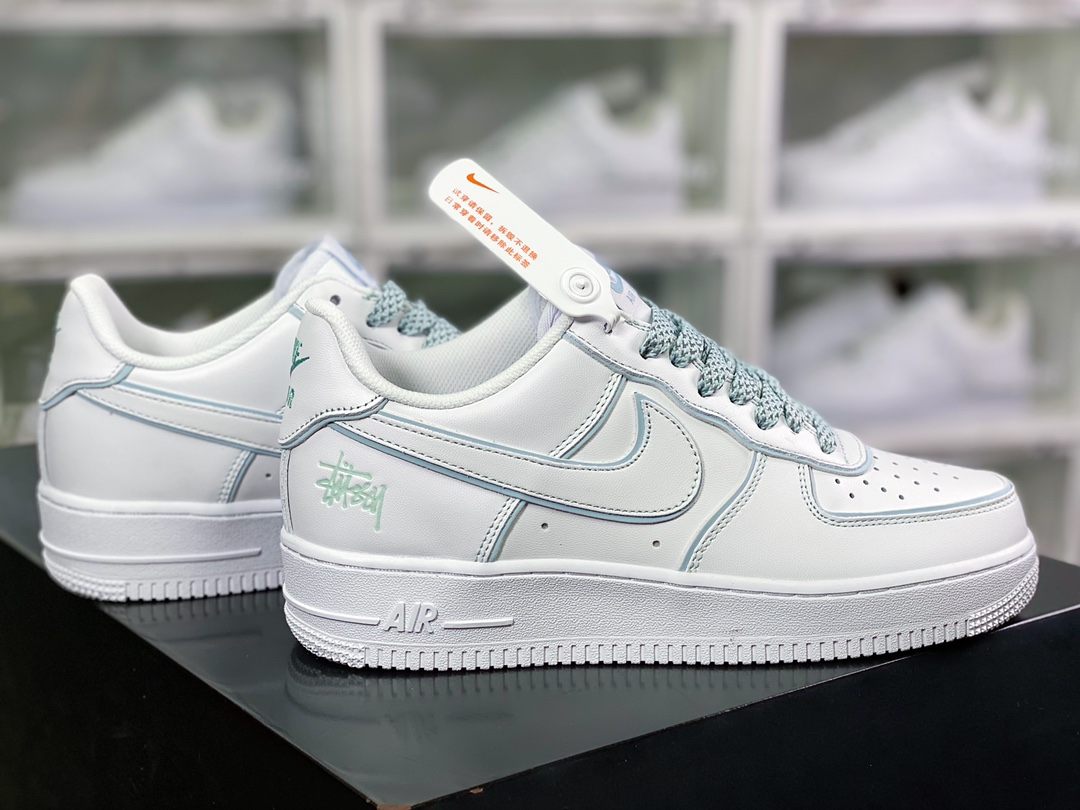 Stussy x Air Force 1′07”White/Green Laser”DT0817-029-Top High Quatity Cheap Sneakers Fashion Clothing Clothes Bags handbags Shoes of all Brand wholesale With The best Quality And Beautiful Price from China Factory Chinese suppliers wholesaler seller Stussy x Air Force 1′07”White/Green Laser”DT0817-029