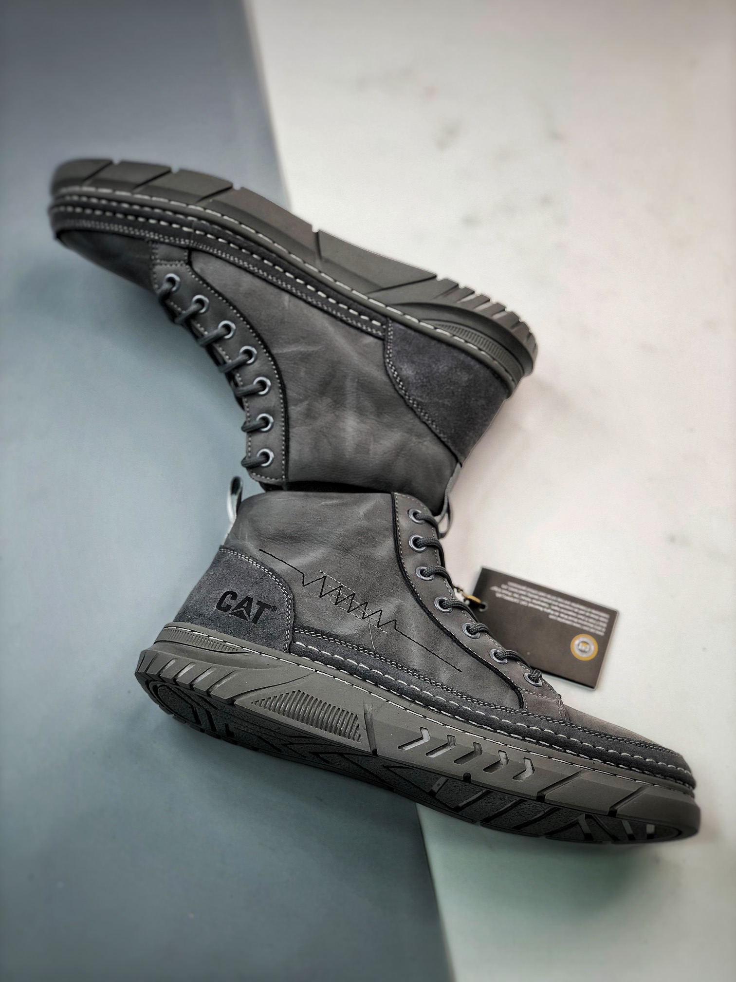 CAT Carter casual retro mid-top Martin boots series 22ss trend autumn and winter explosion style Guangdong Dachang quality