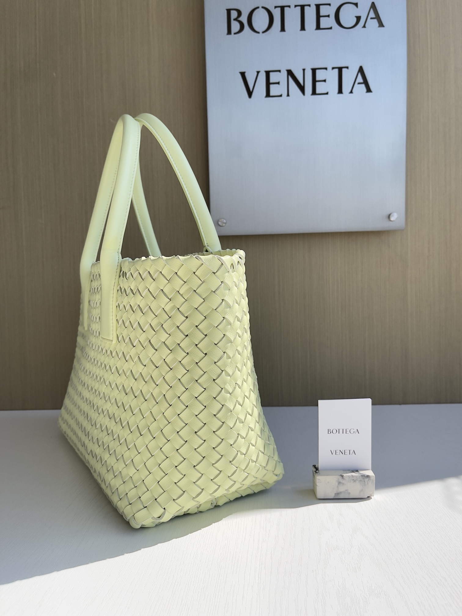 Bottega Veneta Hand-woven lambskin inside and out