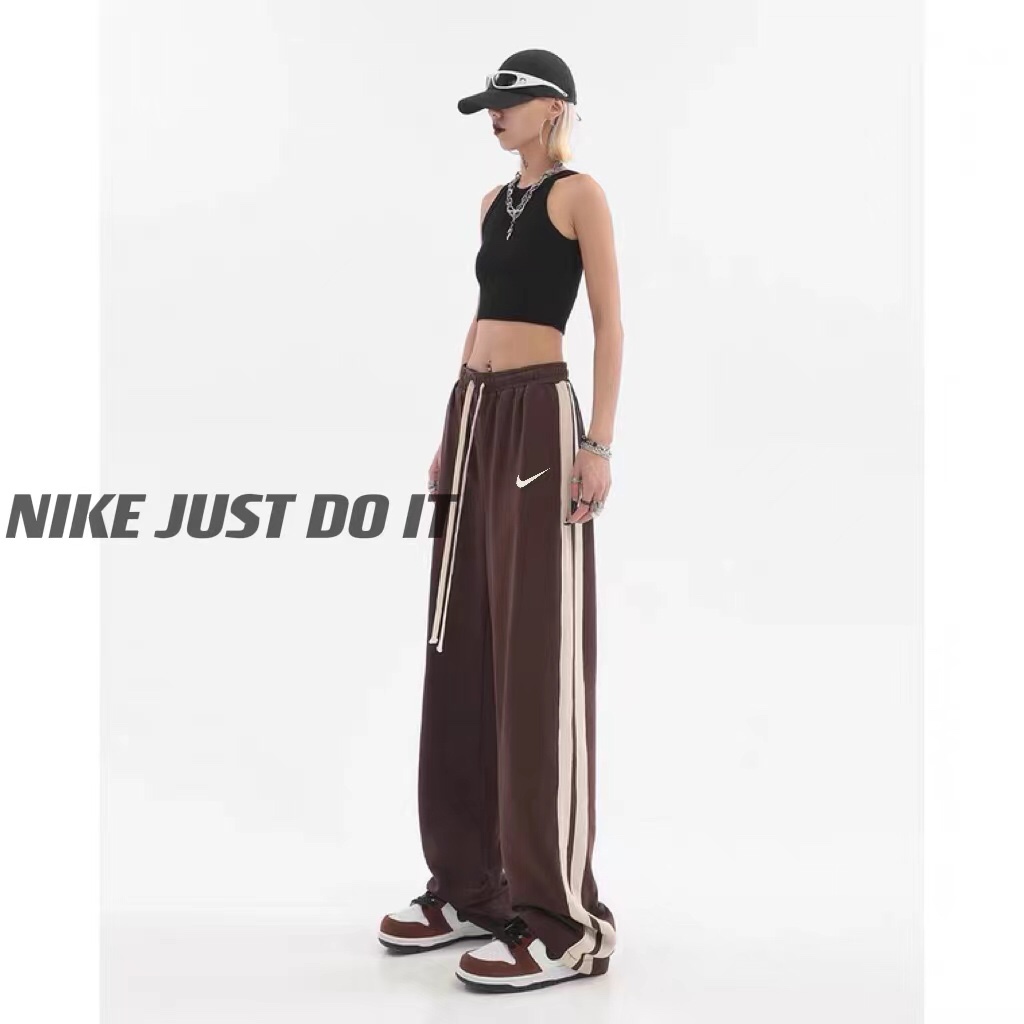 180 【顶级品质】 Nike 耐克 美设计复古ins嘻哈加绒阔腿裤