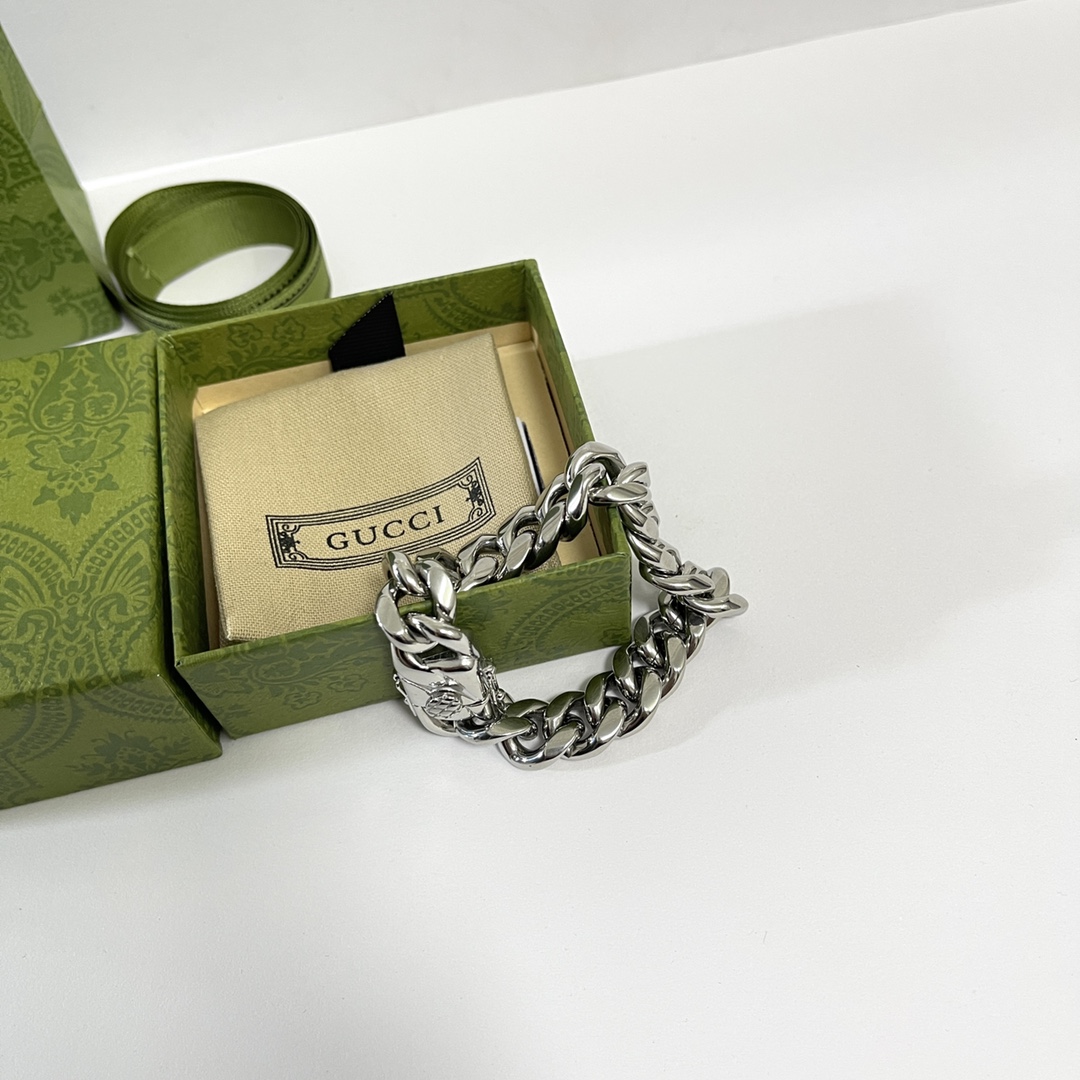 Gucci gucci古驰 双G吊牌手链颈链欧美 个性 气质百搭