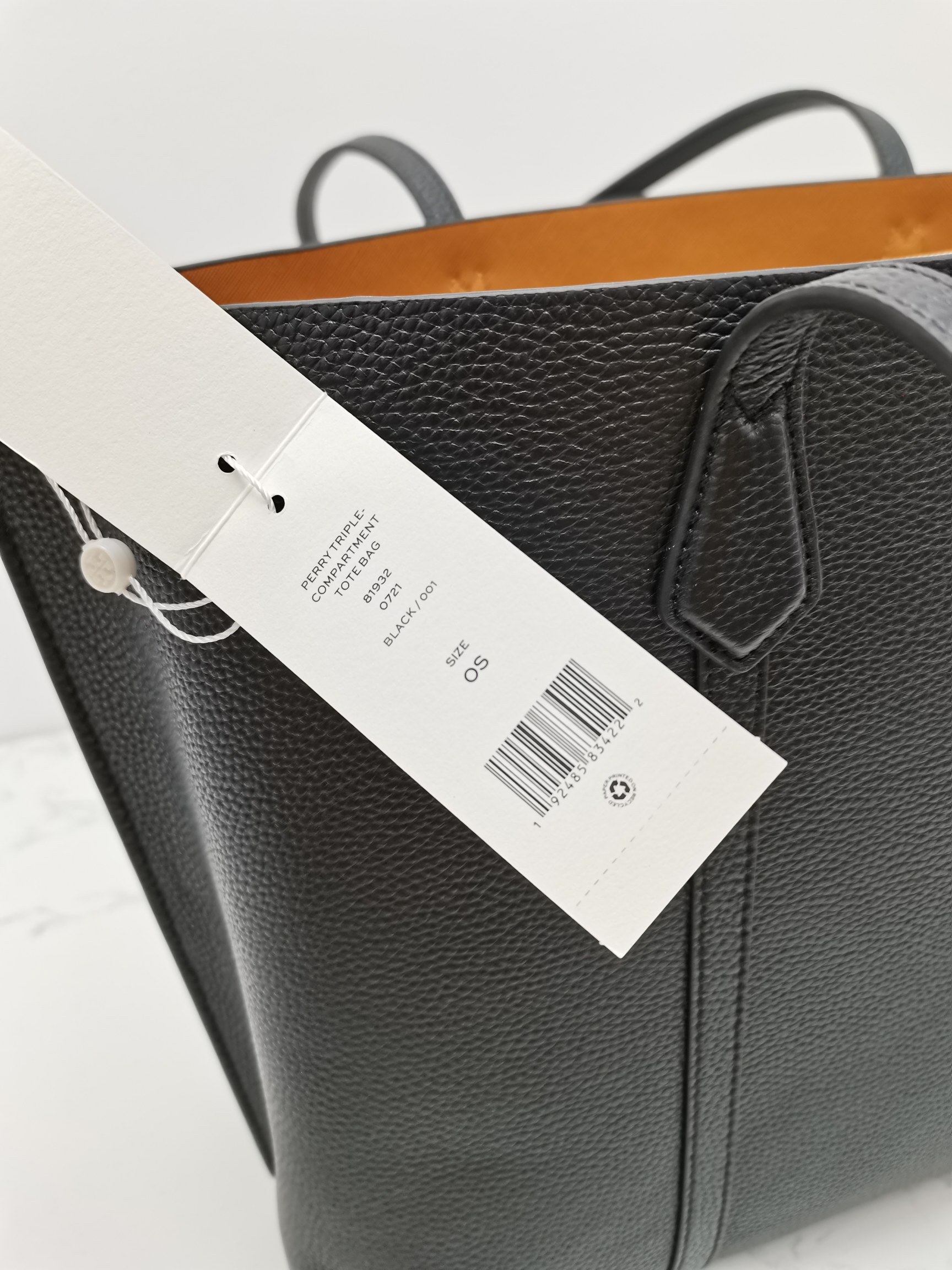 Tory Burch 932##TB新款购物袋 头层荔枝纹牛皮材质 内里全皮 可手提单肩 LOGO吊坠