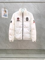Moncler Copy
 Clothing Down Jacket White Polyester Duck Down Winter Collection Fashion Casual