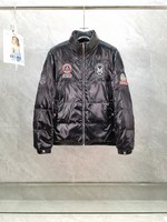 Moncler Clothing Down Jacket White Polyester Duck Down Winter Collection Fashion Casual