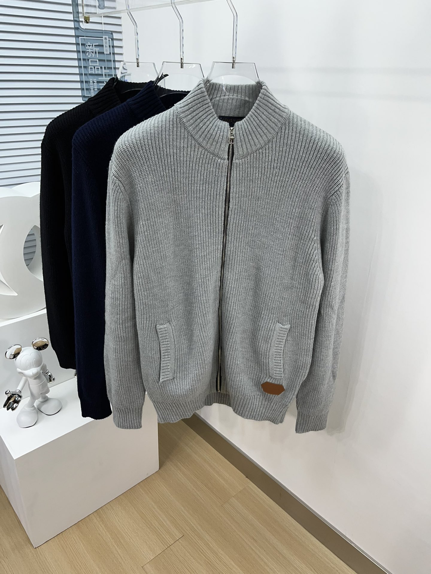 Louis Vuitton AAAAA+
 Clothing Cardigans Sweatshirts Wool Fall/Winter Collection Fashion Casual
