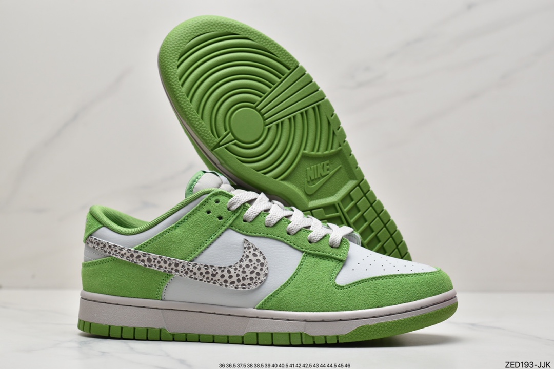 260 Nike Dunk Low ”Safari Swoosh ” 米绿 低帮运动休闲板鞋 DR0156-300