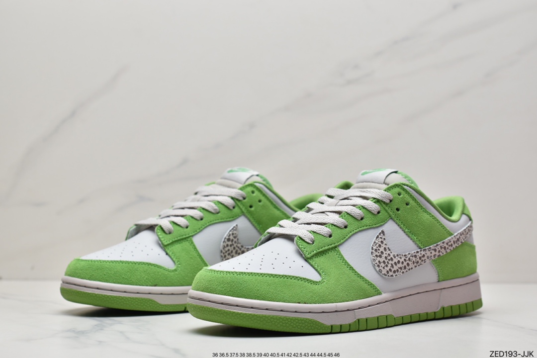 260 Nike Dunk Low ”Safari Swoosh ” 米绿 低帮运动休闲板鞋 DR0156-300
