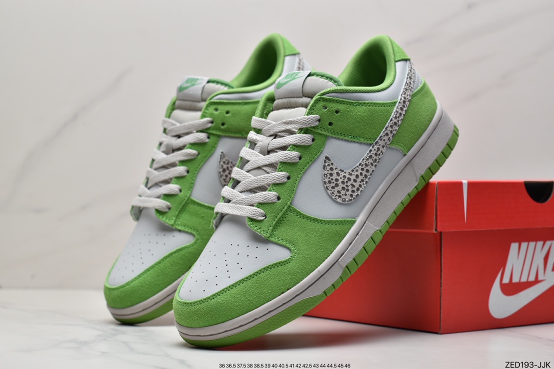 260 Nike Dunk Low ”Safari Swoosh ” 米绿 低帮运动休闲板鞋 DR0156-300