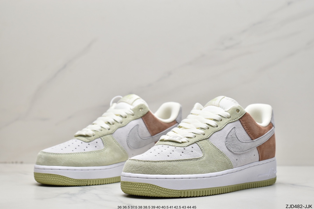 240 Air Force 1 Low 灰棕绿麂皮 DL5819-618