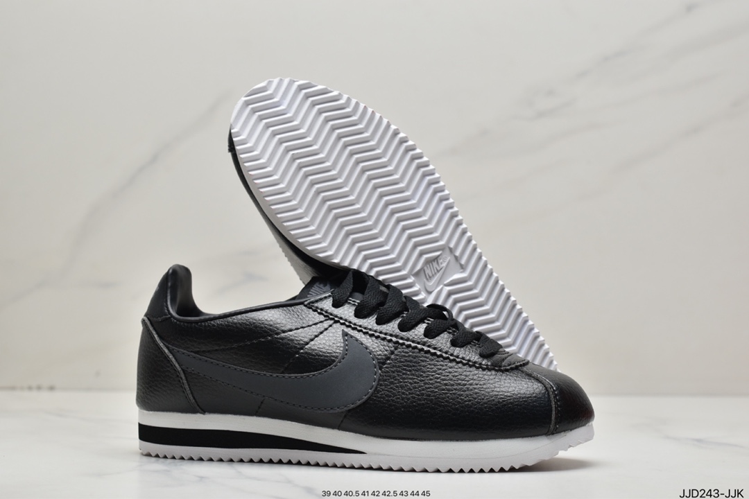 130 经典耐克Nike Classic Cortez Leather 阿甘复古初代皮革慢跑鞋749571-002