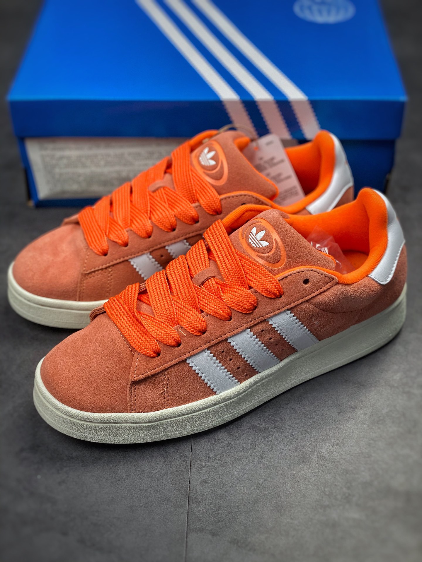 Adidas Campus 00s white orange retro trend casual bread shoes GY9474