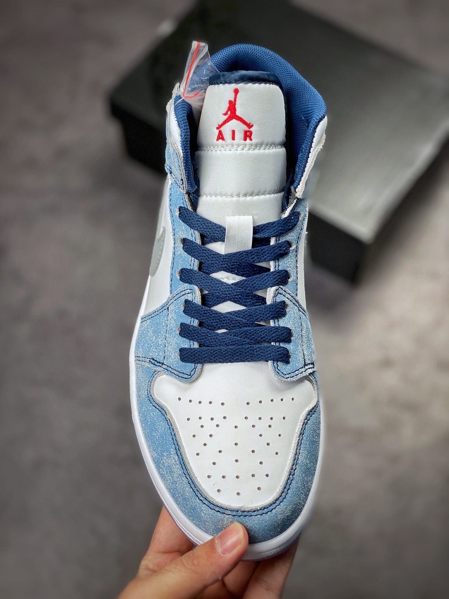 220 Air Jordan 1 Mid 水洗白蓝 DN3706-401