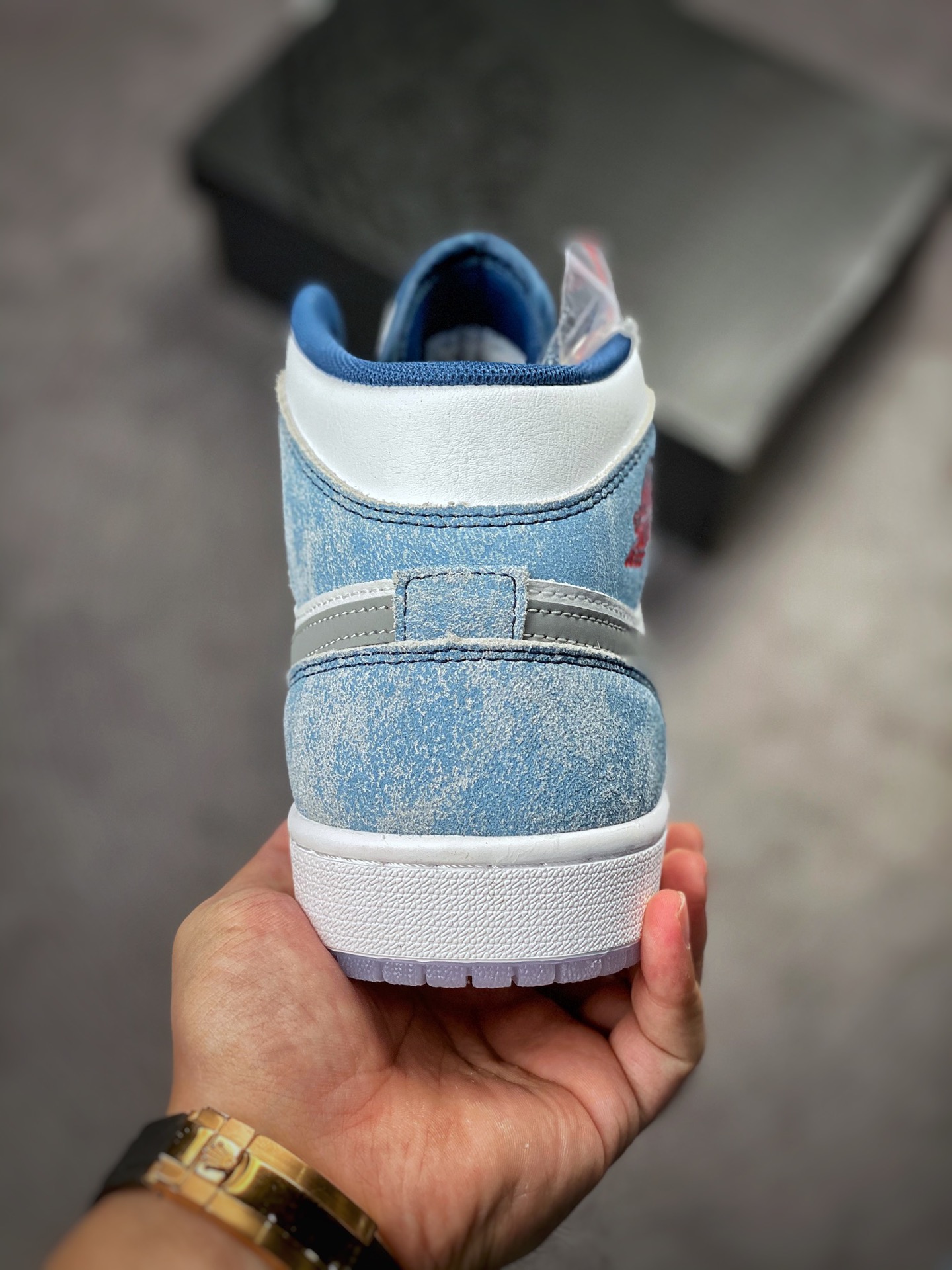 220 Air Jordan 1 Mid 水洗白蓝 DN3706-401
