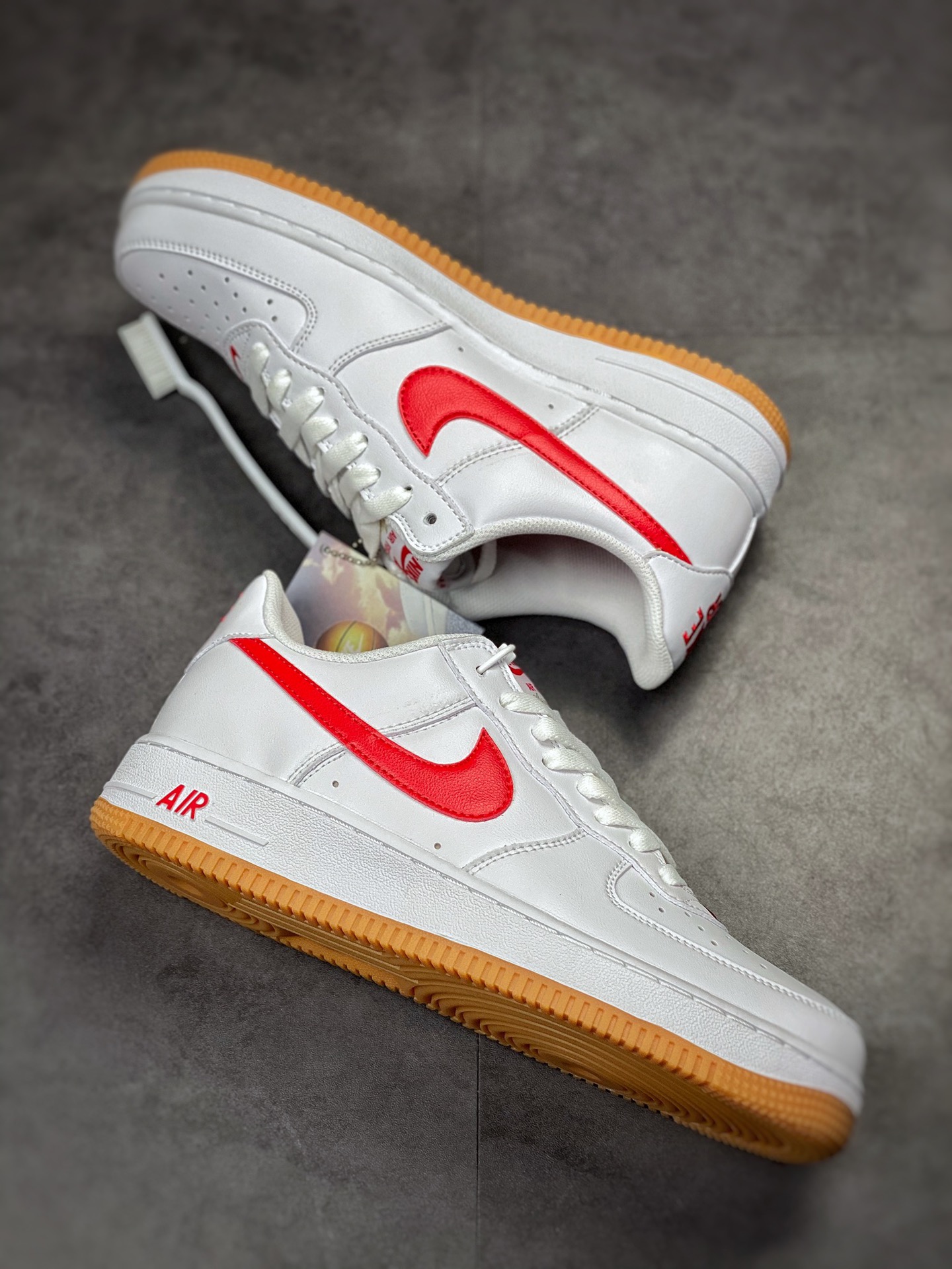 190 Nike Air Force 1 Low 07 40周年白红 DJ3911-102