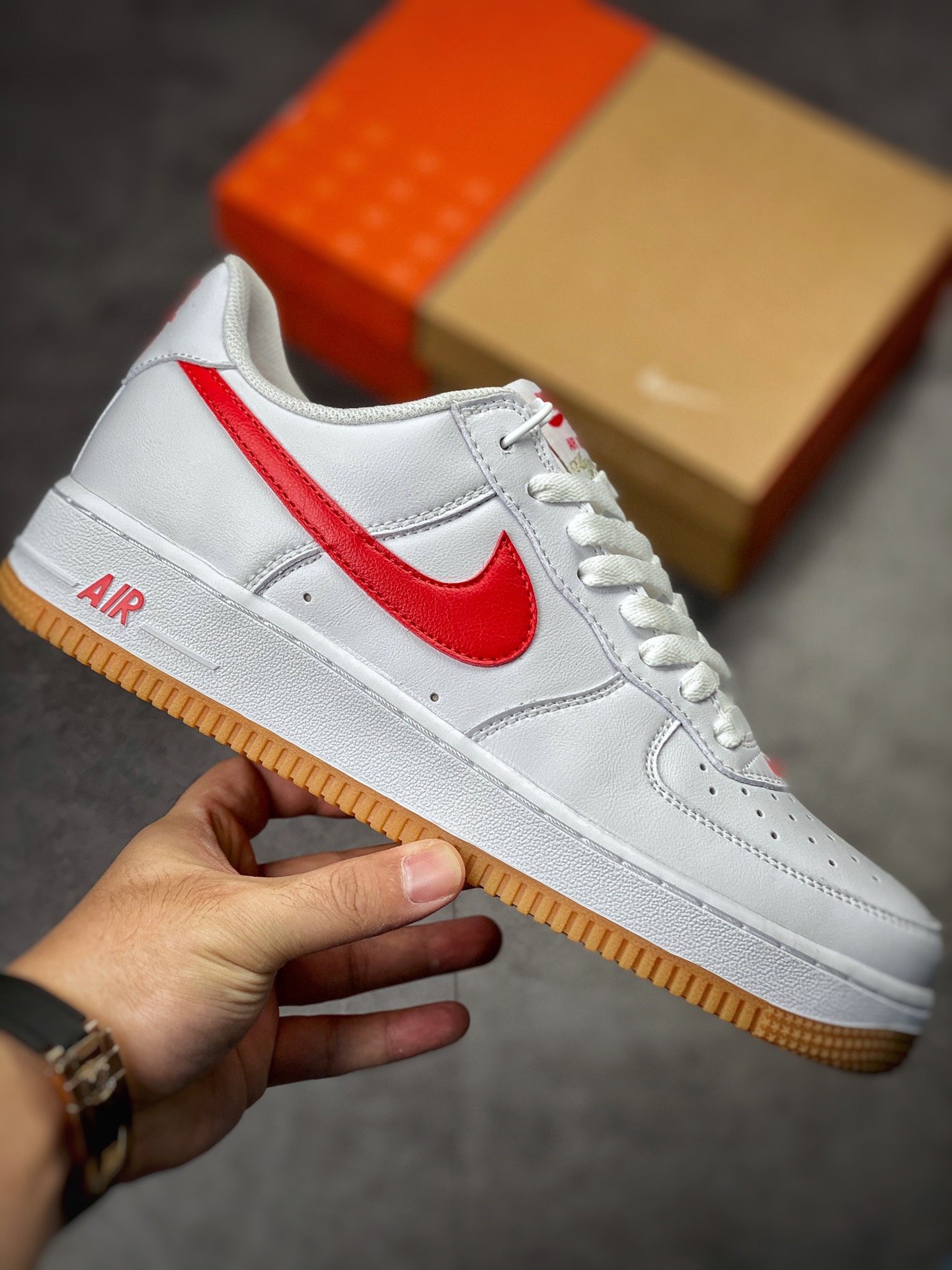 190 Nike Air Force 1 Low 07 40周年白红 DJ3911-102