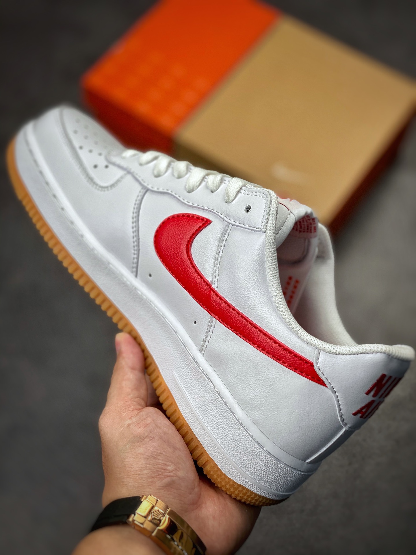 190 Nike Air Force 1 Low 07 40周年白红 DJ3911-102
