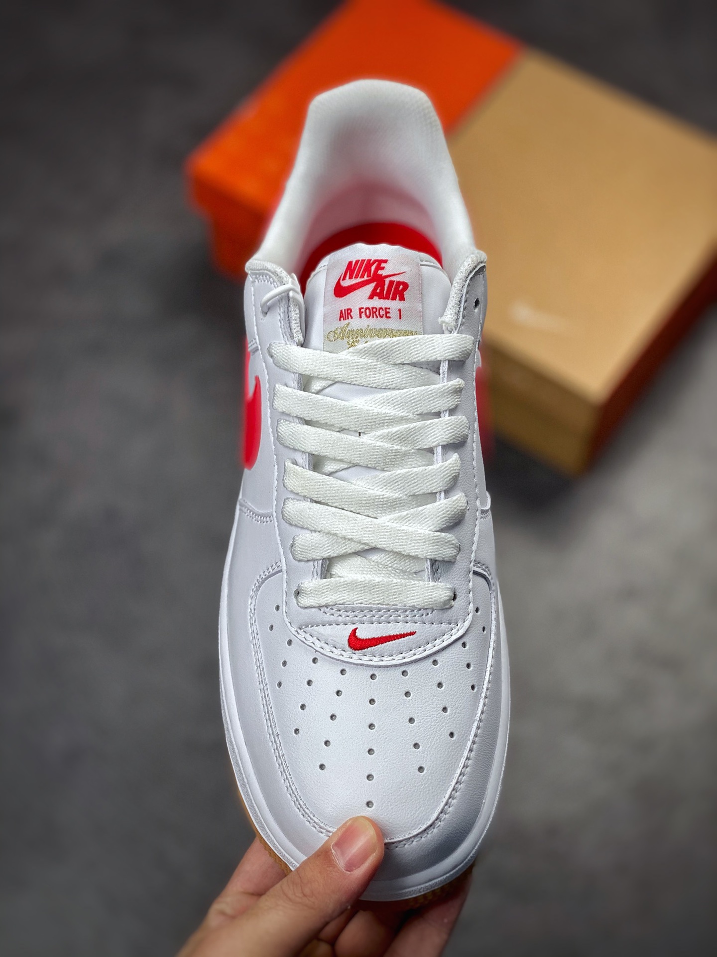 190 Nike Air Force 1 Low 07 40周年白红 DJ3911-102