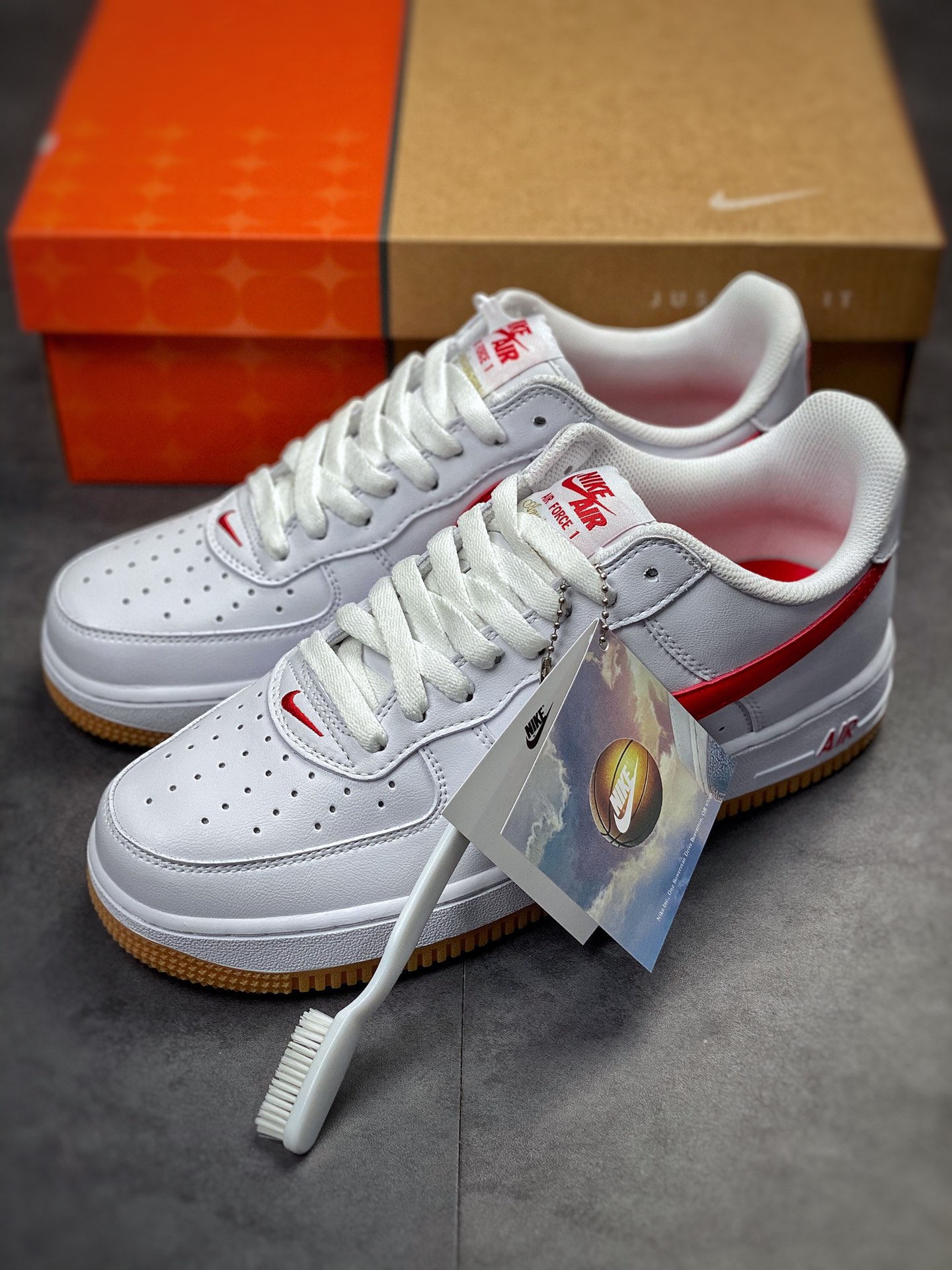 190 Nike Air Force 1 Low 07 40周年白红 DJ3911-102