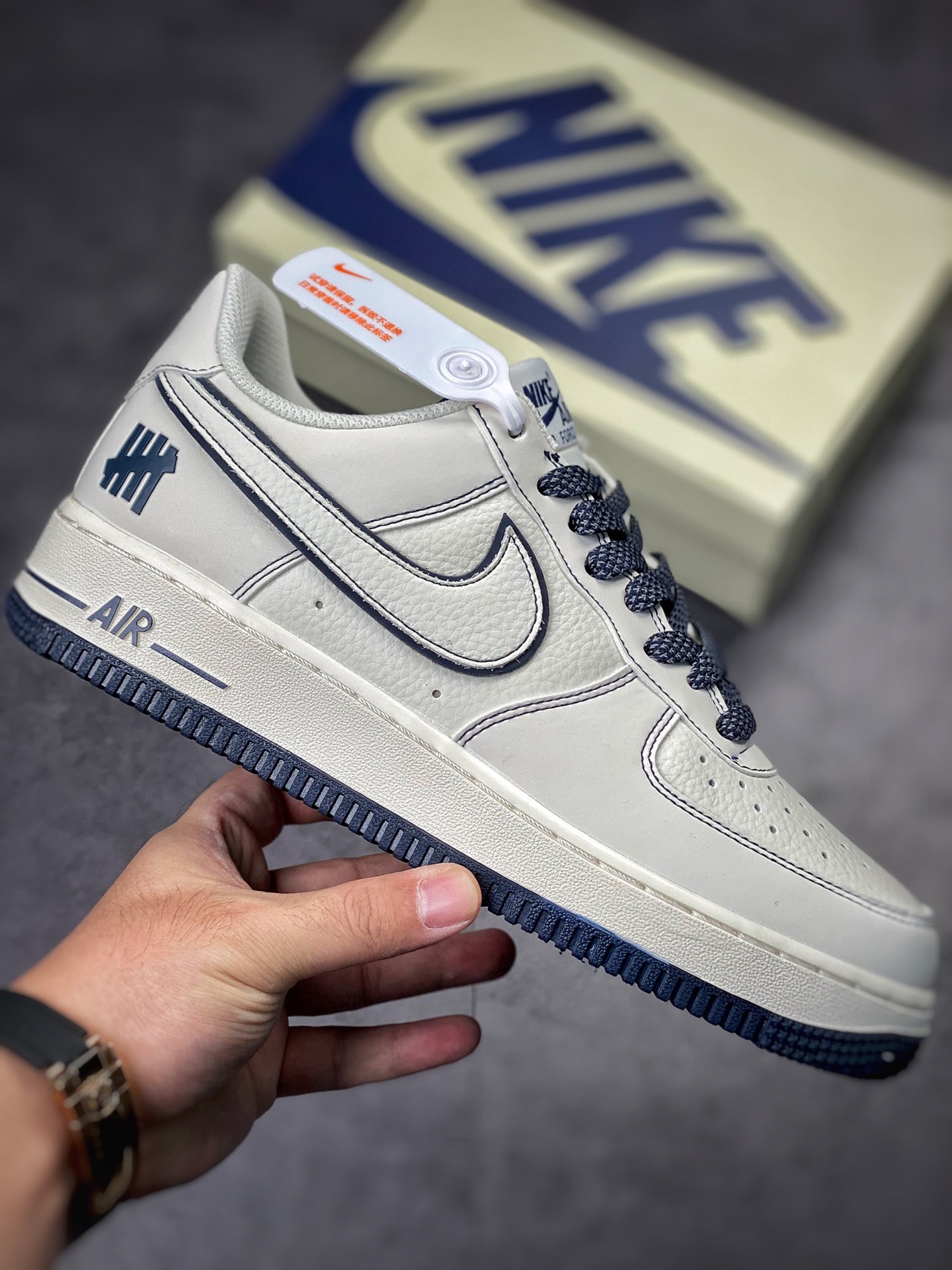 230 Nike Air Force 1 Low 07 Undefeated 米深蓝 UN3699-033