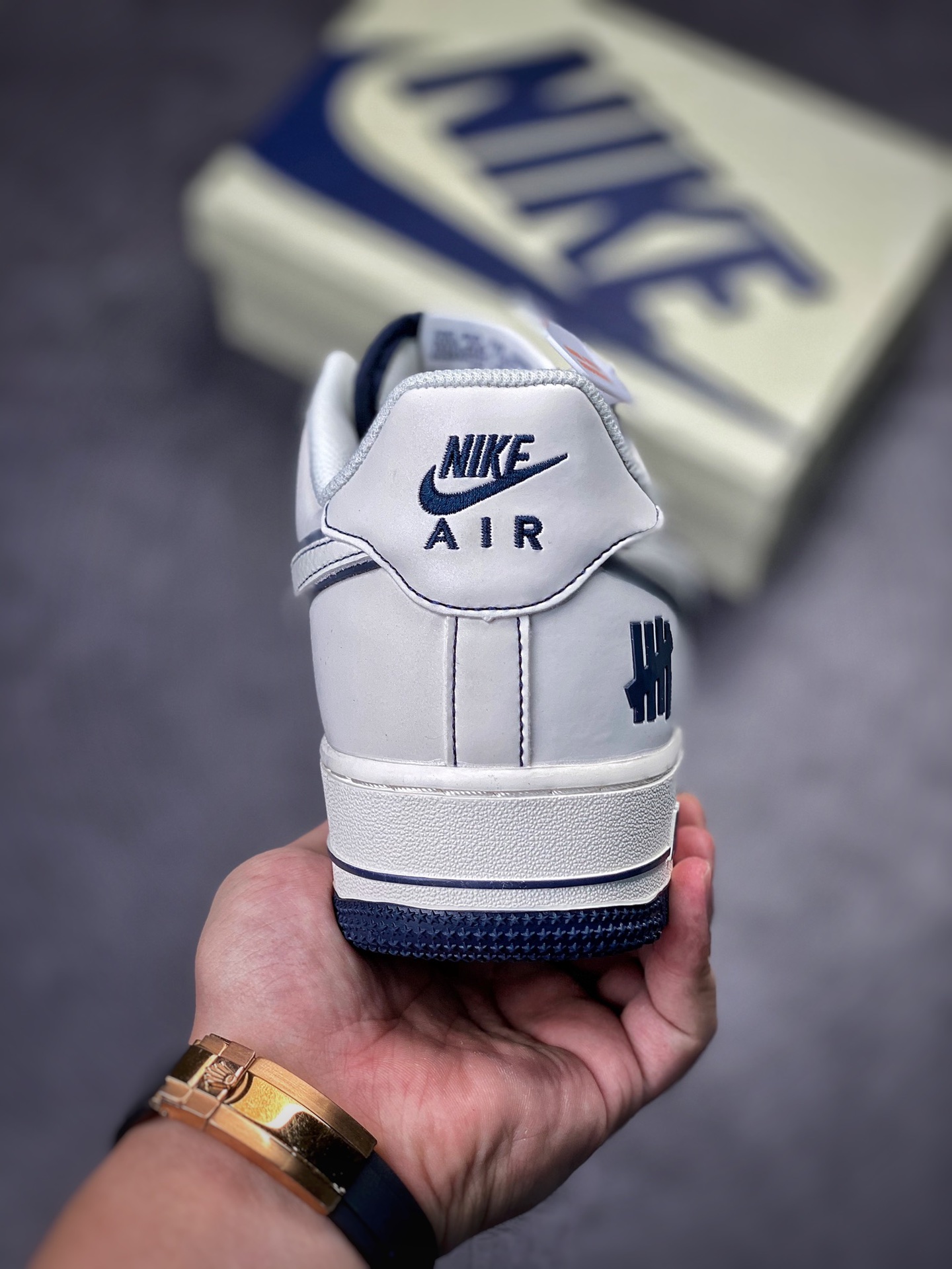 230 Nike Air Force 1 Low 07 Undefeated 米深蓝 UN3699-033