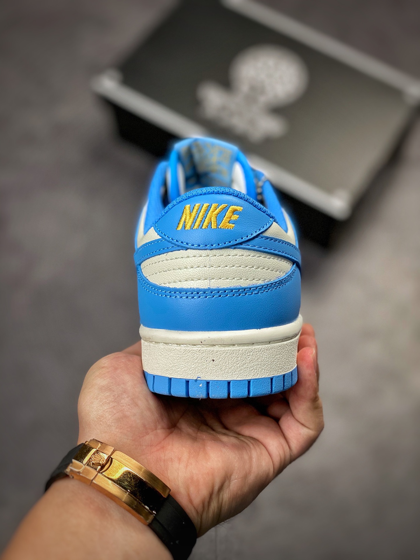 250 Nike SB Dunk Low 北卡蓝格子涂鸦DD1503-100