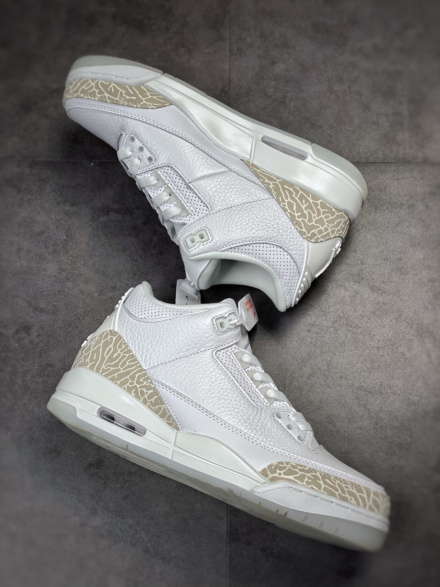 280 Air Jordan 3 Retro Pure White 白爆裂配色 136064-111