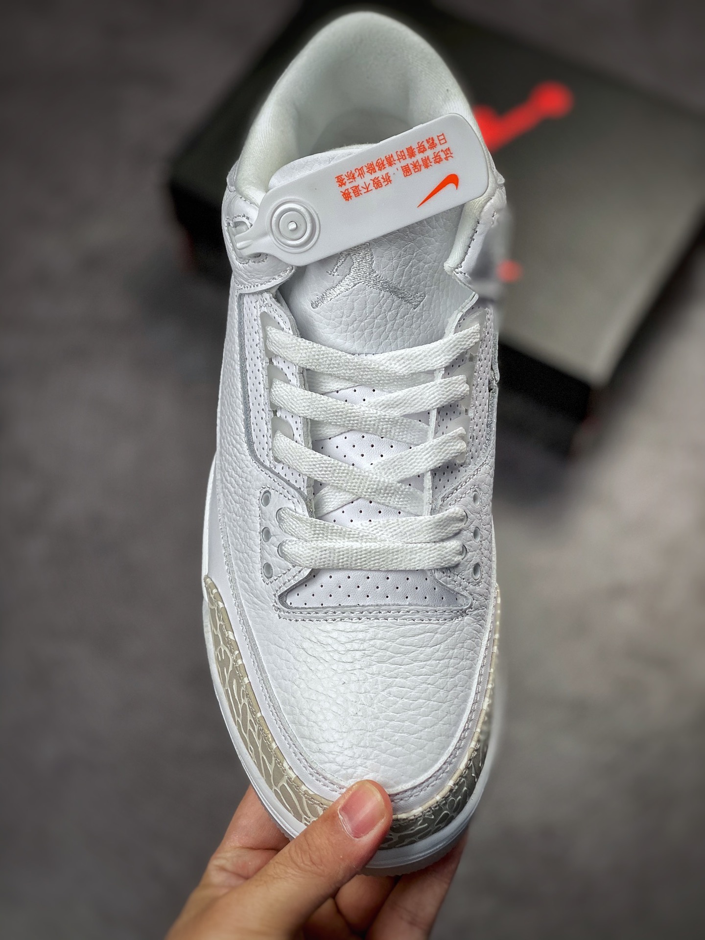 280 Air Jordan 3 Retro Pure White 白爆裂配色 136064-111