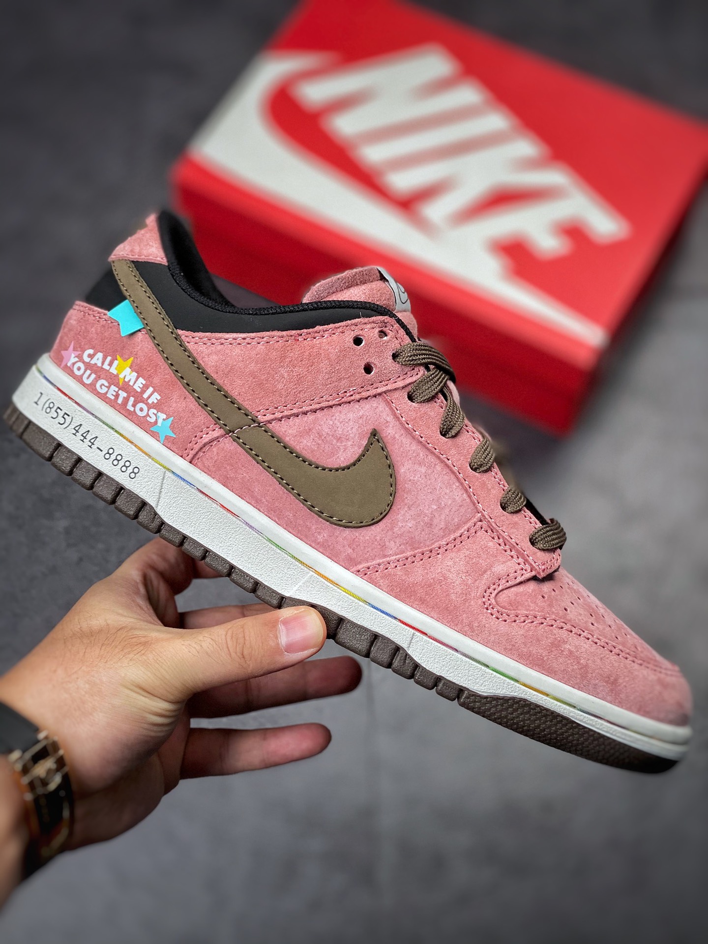 200 Nike Dunk Low AE86 Tyler 麂皮粉 DD1391-105