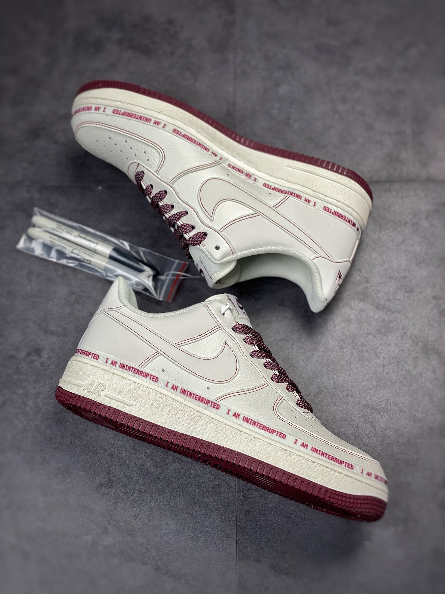 230 Nike Air Force 1 Low 07 Uninterrupted “酒红签名涂鸦”满天星 HL6959-887