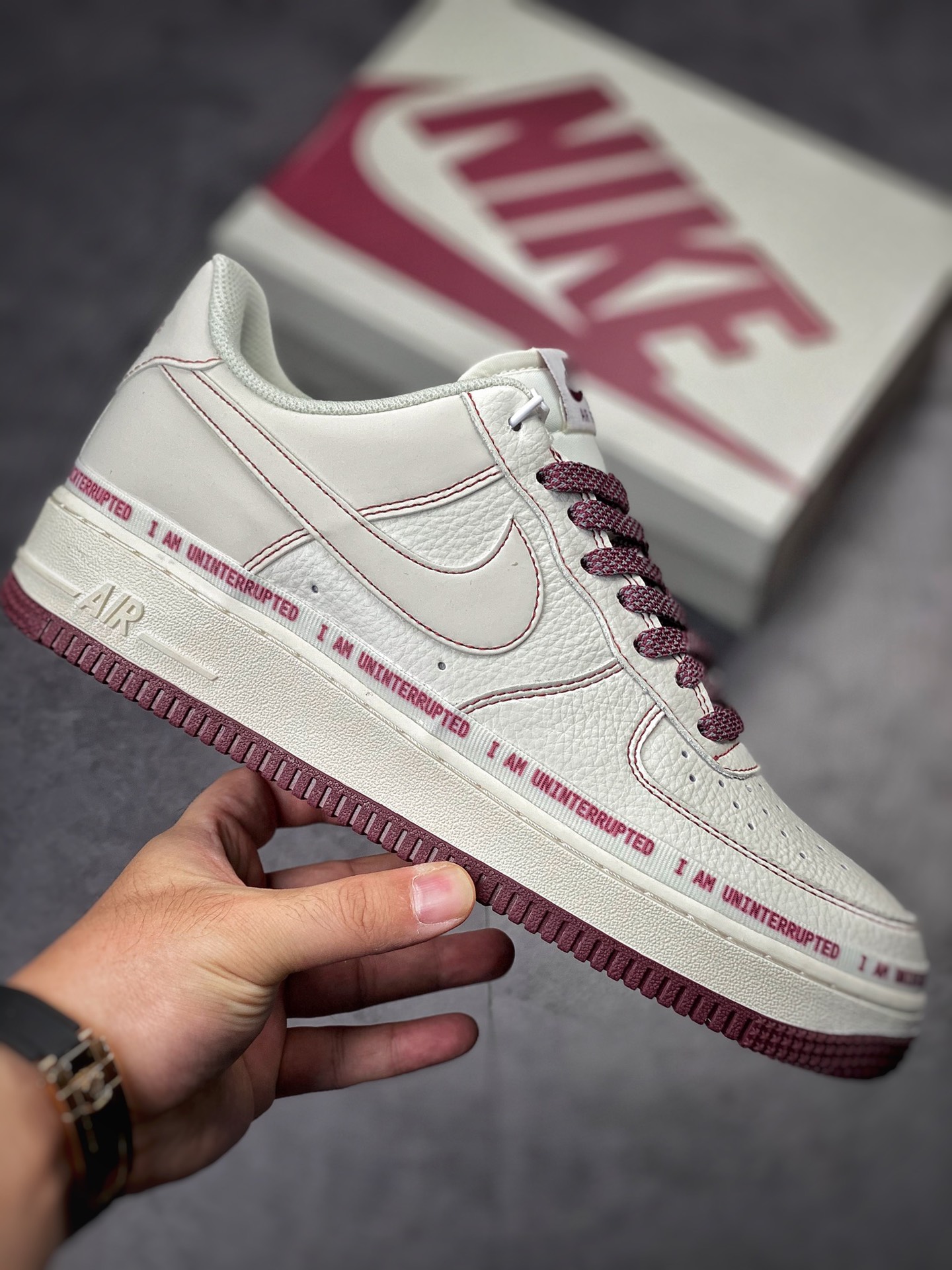 230 Nike Air Force 1 Low 07 Uninterrupted “酒红签名涂鸦”满天星 HL6959-887