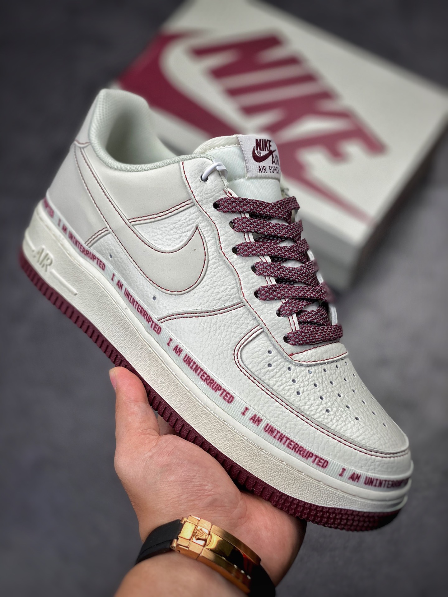 230 Nike Air Force 1 Low 07 Uninterrupted “酒红签名涂鸦”满天星 HL6959-887