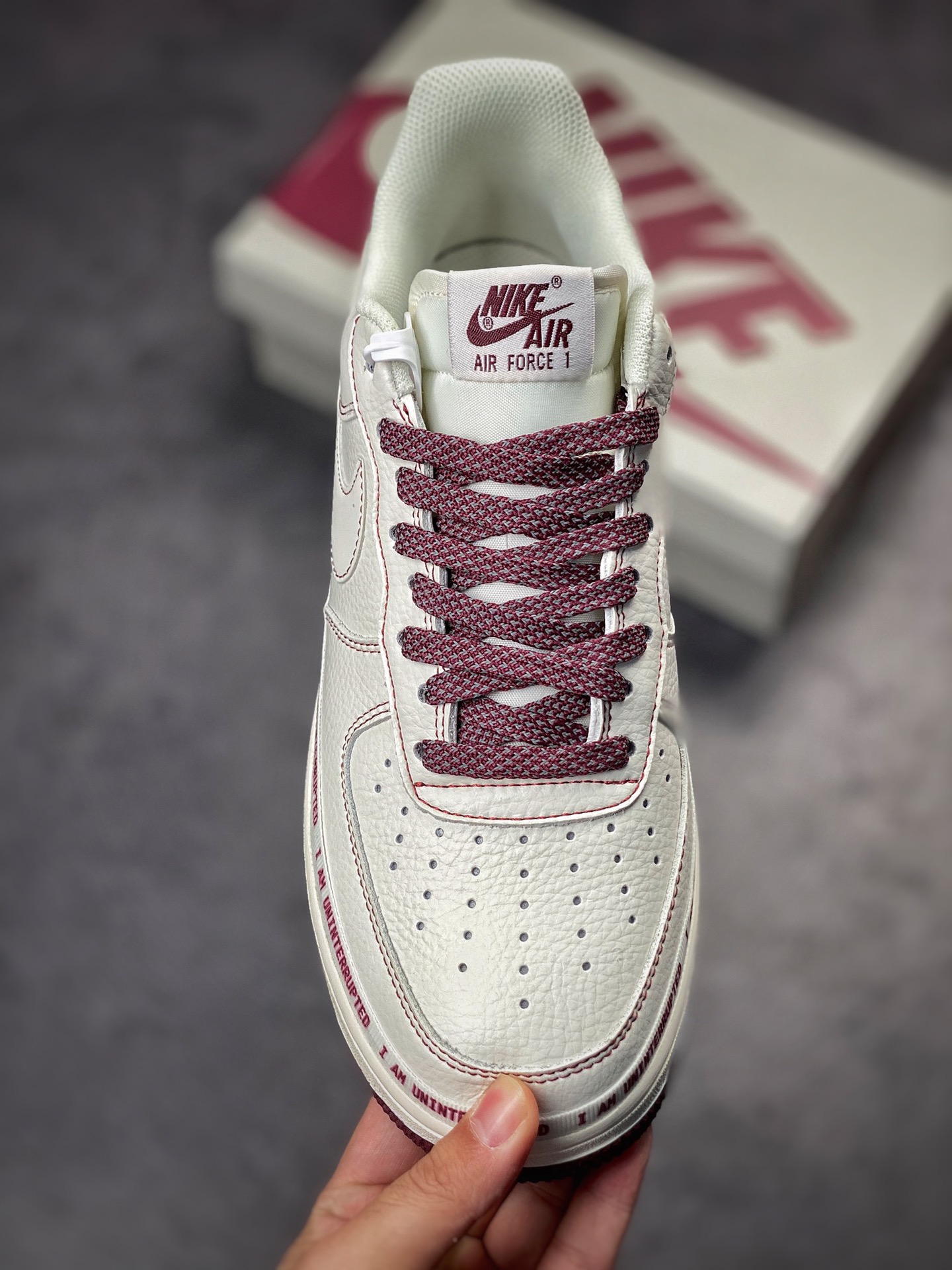 230 Nike Air Force 1 Low 07 Uninterrupted “酒红签名涂鸦”满天星 HL6959-887