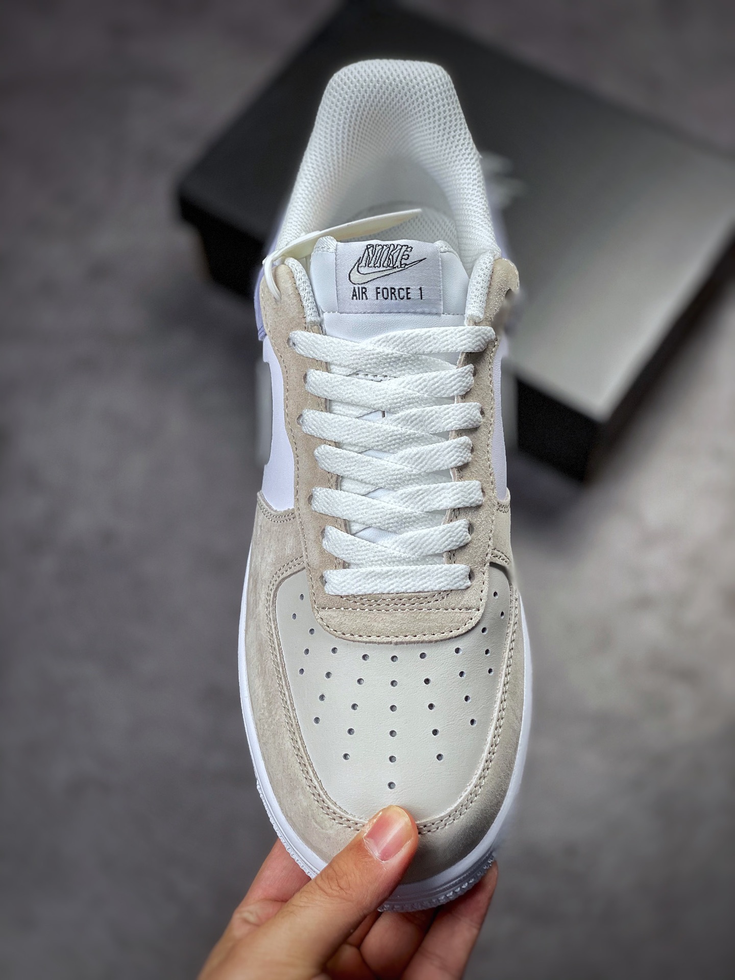 230 Nike Air Force 1 Low 07 白灰紫配色 LM2033-208