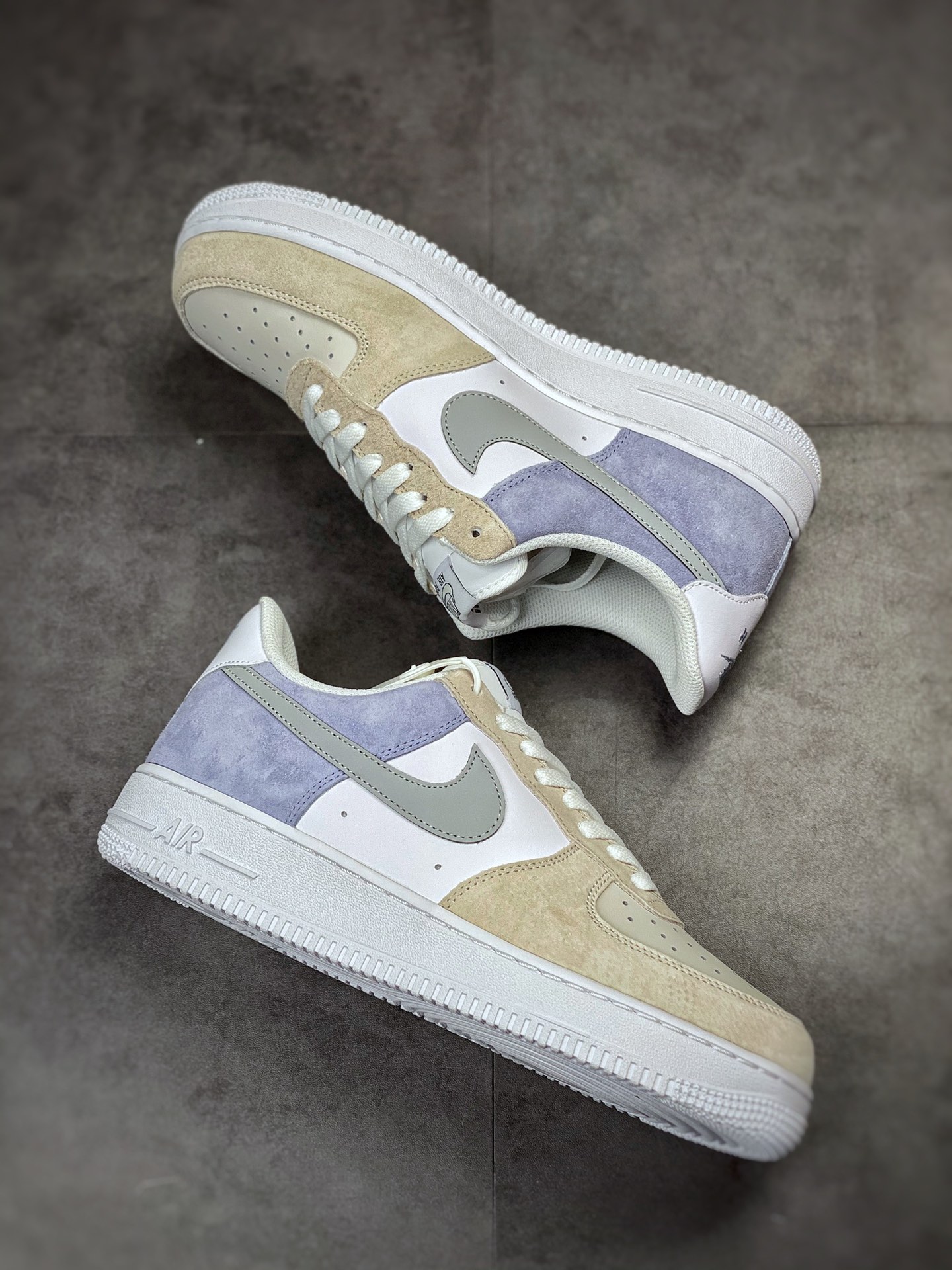230 Nike Air Force 1 Low 07 白灰紫配色 LM2033-208
