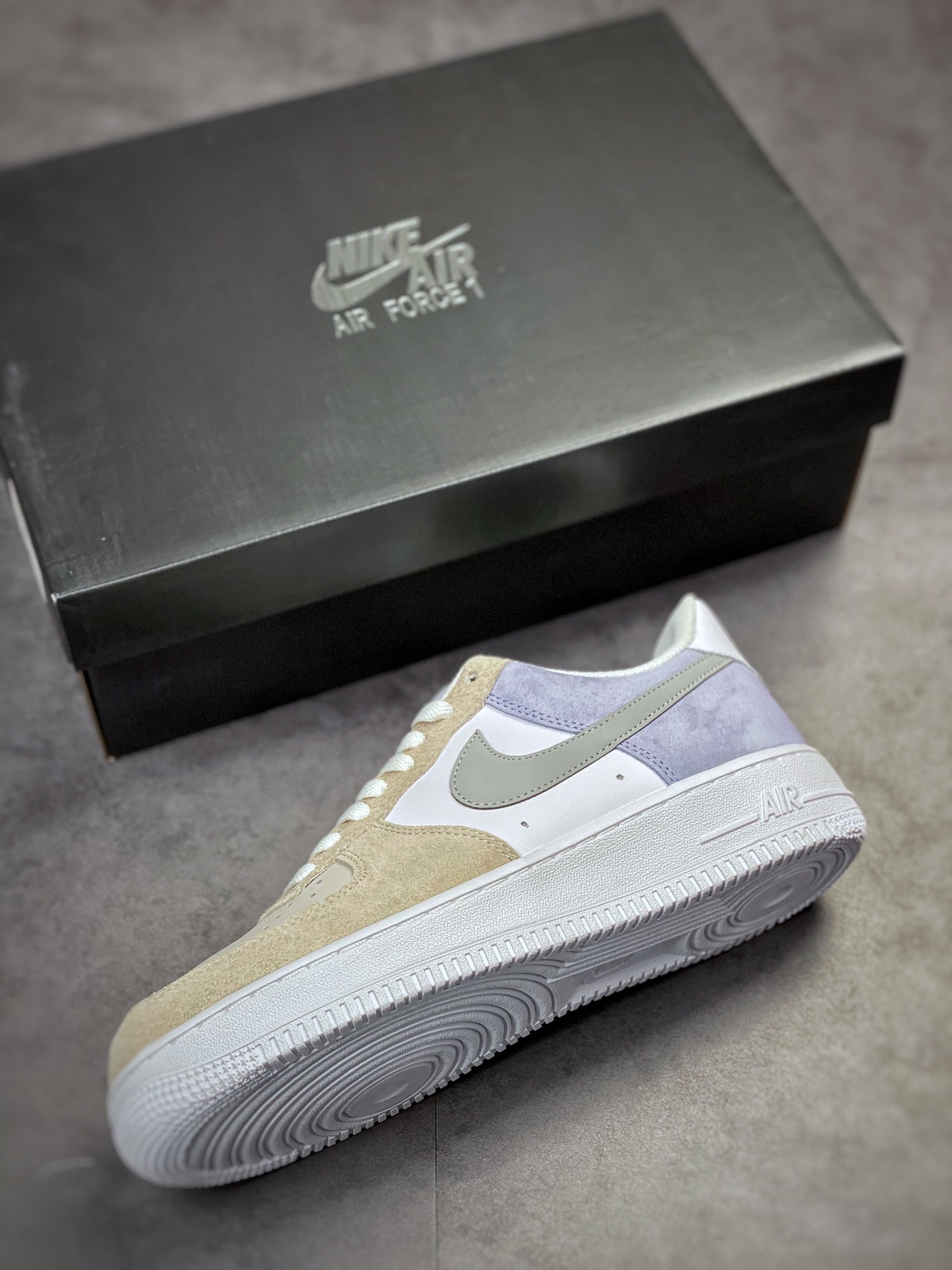 230 Nike Air Force 1 Low 07 白灰紫配色 LM2033-208