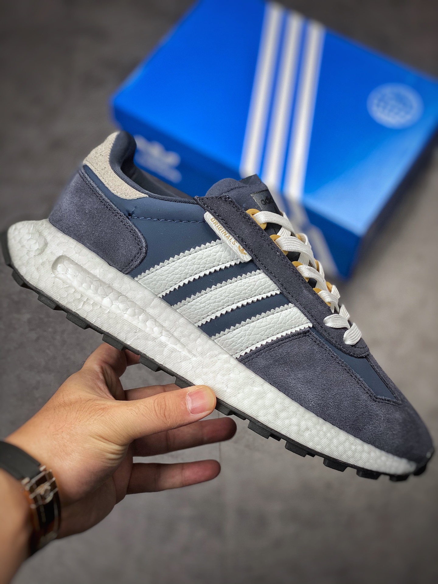 adidas Racing E5 Boost Prototype speed light retro series GY9920