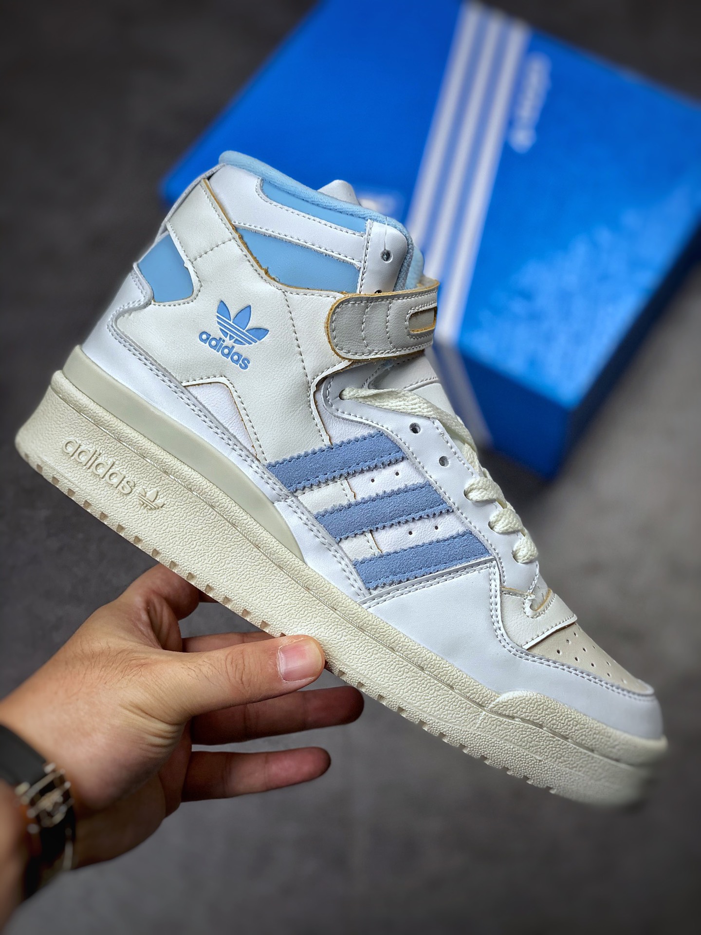 Overseas channel version original box original label Adidas Forum 84 HIGH clover high help GW5924