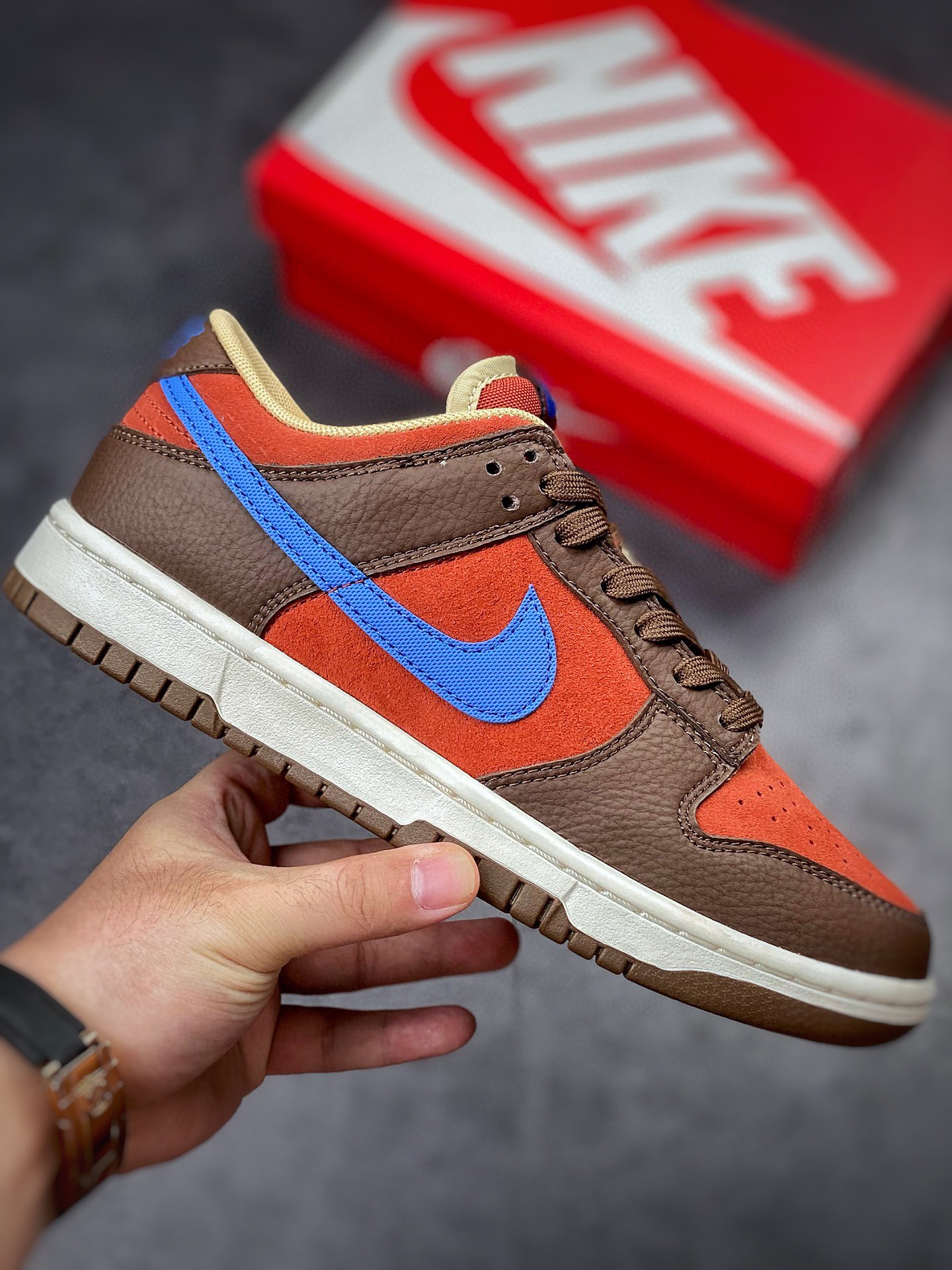 Nike SB Dunk Low ”Mars Stone” Coffee Brown Blue DR9704-200