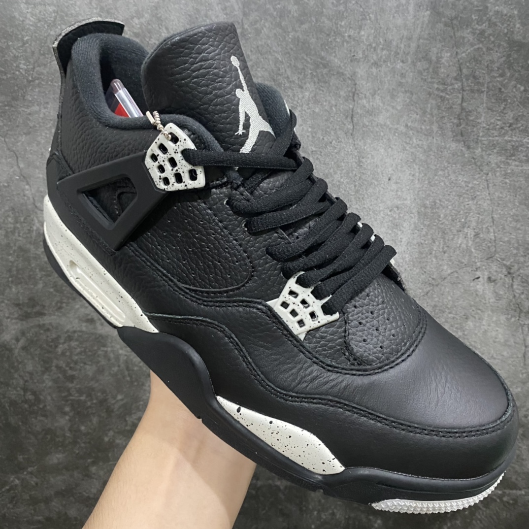 图片[3]-外贸纯原Air Jordan AJ4奥利奥2015版 老款荔枝皮奥利奥 314254-003 整鞋身使用超软摔纹荔枝皮 质感十足 老牌AJ4大厂出品 鞋型到位 细节可圈可点无可挑剔 尺码：40-47.5-选品中心